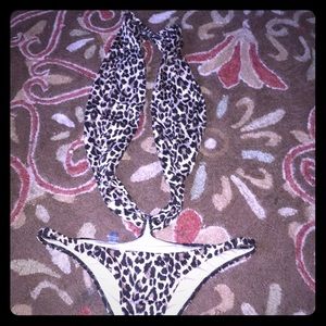 Victoria secret. Leopard monokini
